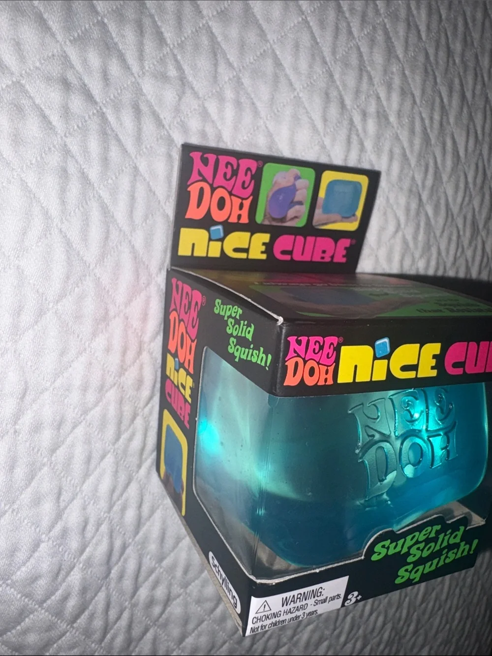 Nice Cube Super Solid Squish Toy - Teal